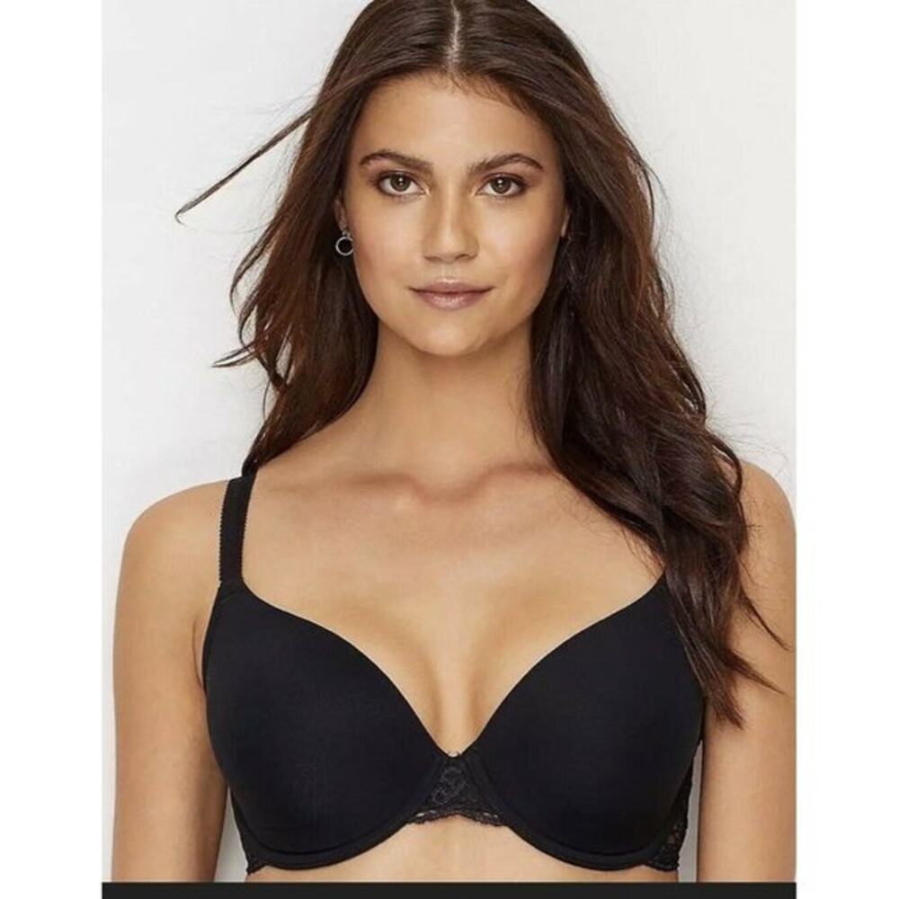 WACOAL French Garden Seamless Underwire T-Shirt Bra #85340 Black 34DD
